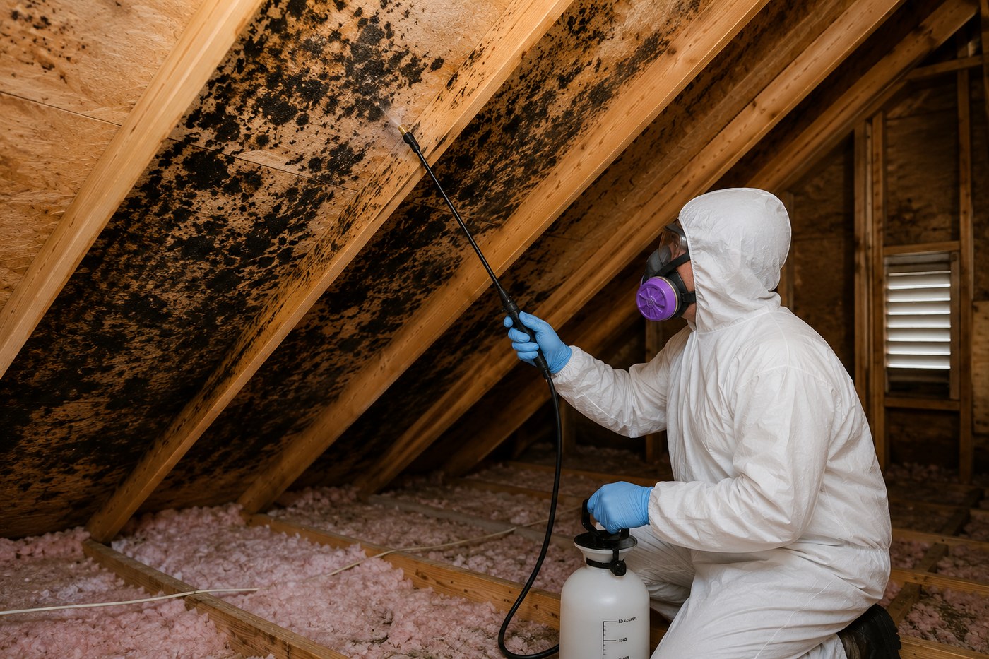 Attic mold remediation Western Pennsylvania